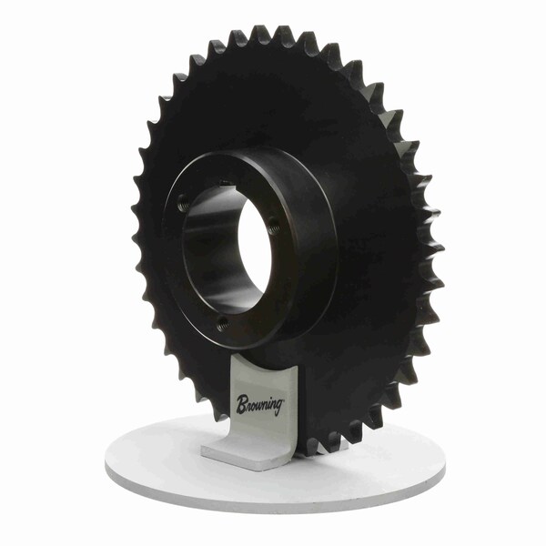 Browning Steel Bushed Bore Roller Chain Sprocket, 60Q40 60Q40 - main